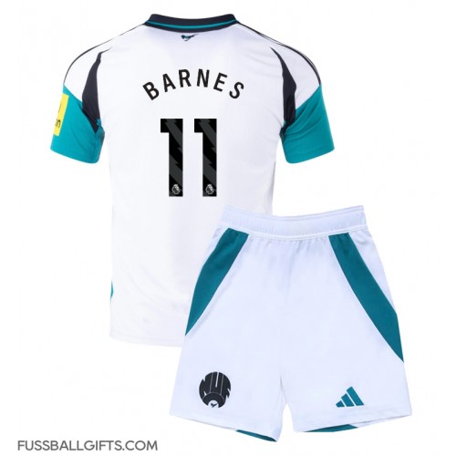 Newcastle United Harvey Barnes #11 Fußballbekleidung 3rd trikot Kinder 2024-25 Kurzarm (+ kurze hosen)